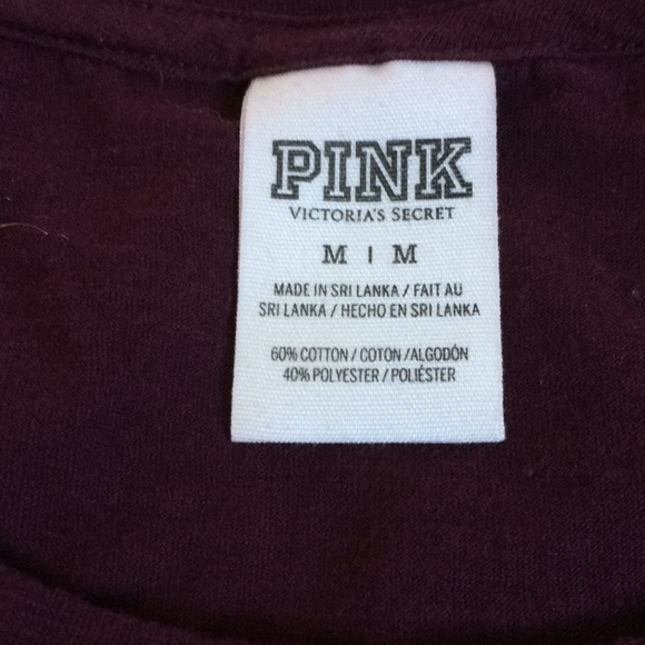 Victoria Secret PINK long sleeve top size M - Picture 8 of 8